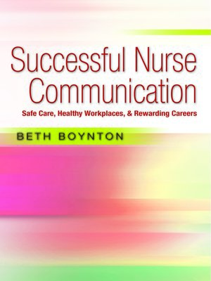 cover image of Successful Nurse Communication